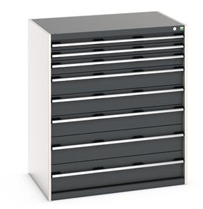 40029031.** Bott Cubio Drawer Cabinet comprising of: Drawers: 2 x 75mm, 1 x 100mm, 3 x 150mm, 2 x 200mm...